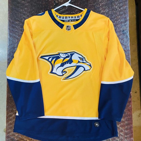 Nashville Predators Adidas Climalite Jersey - Size 50, New Condition - Picture 1 of 5